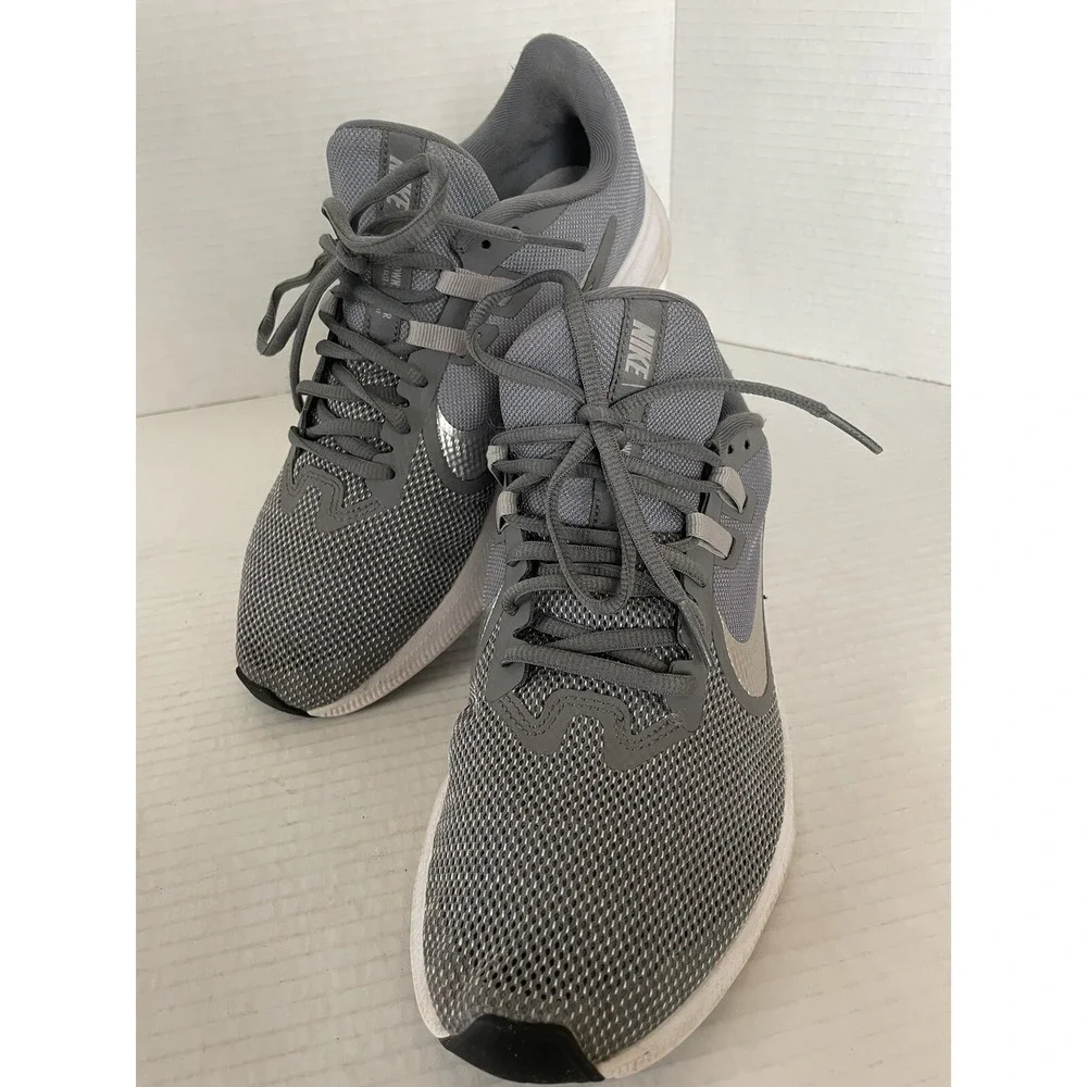 Nike Womens Downshifter 9 AR4947-001 Gray Running Shoes Sneakers Size 9